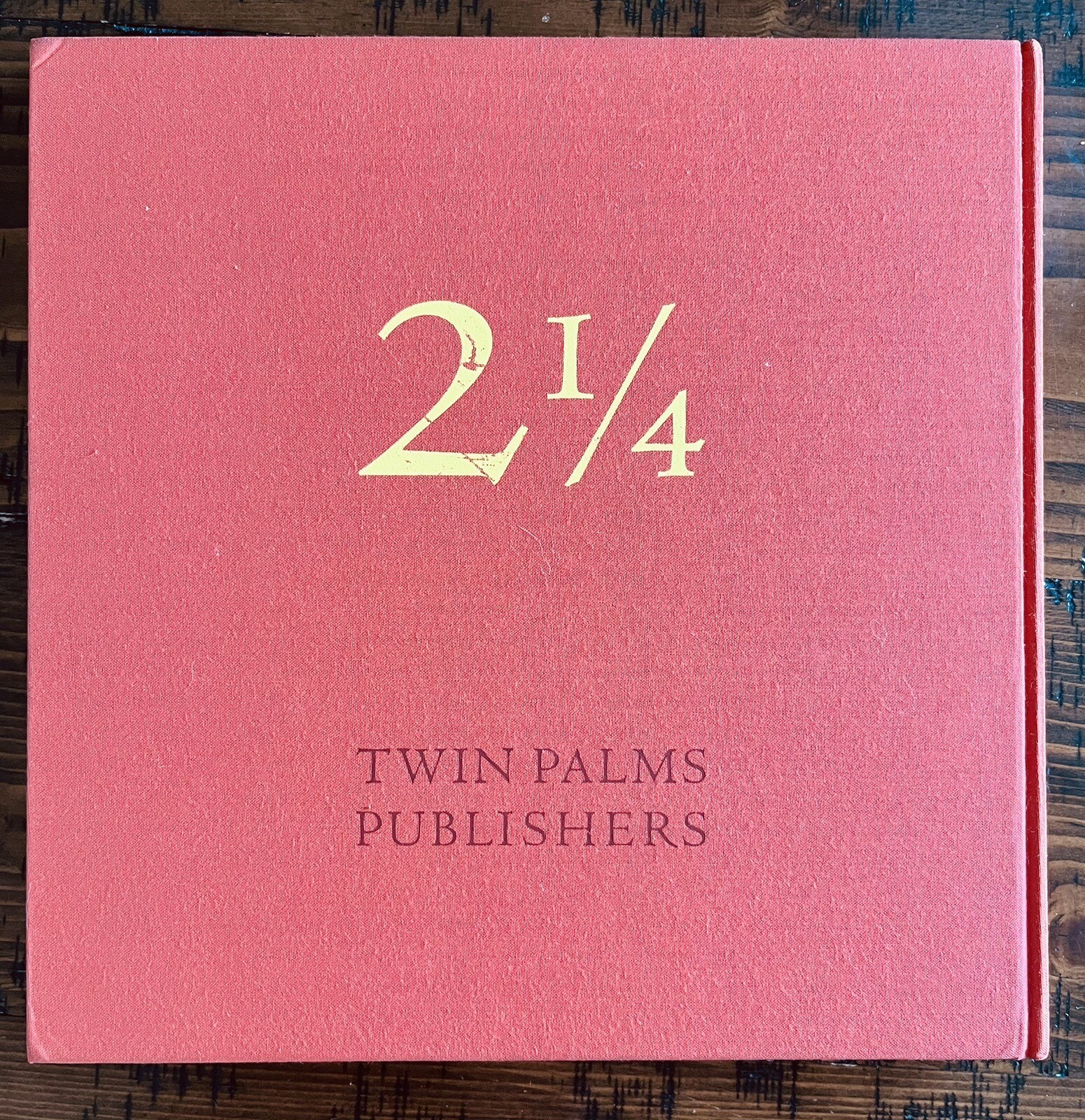 William Eggleston 2 1/4 HC First Limited Edition 1999 Twin Palms