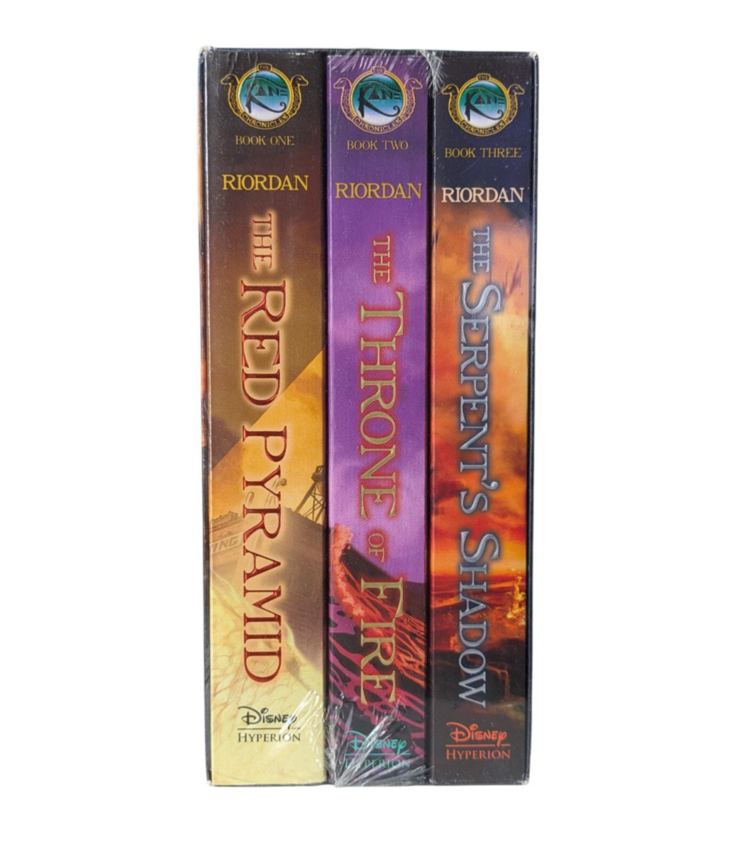 The Kane Chronicles Paperback Box Set by Rick Riordan New 2013 Disney Hyperion