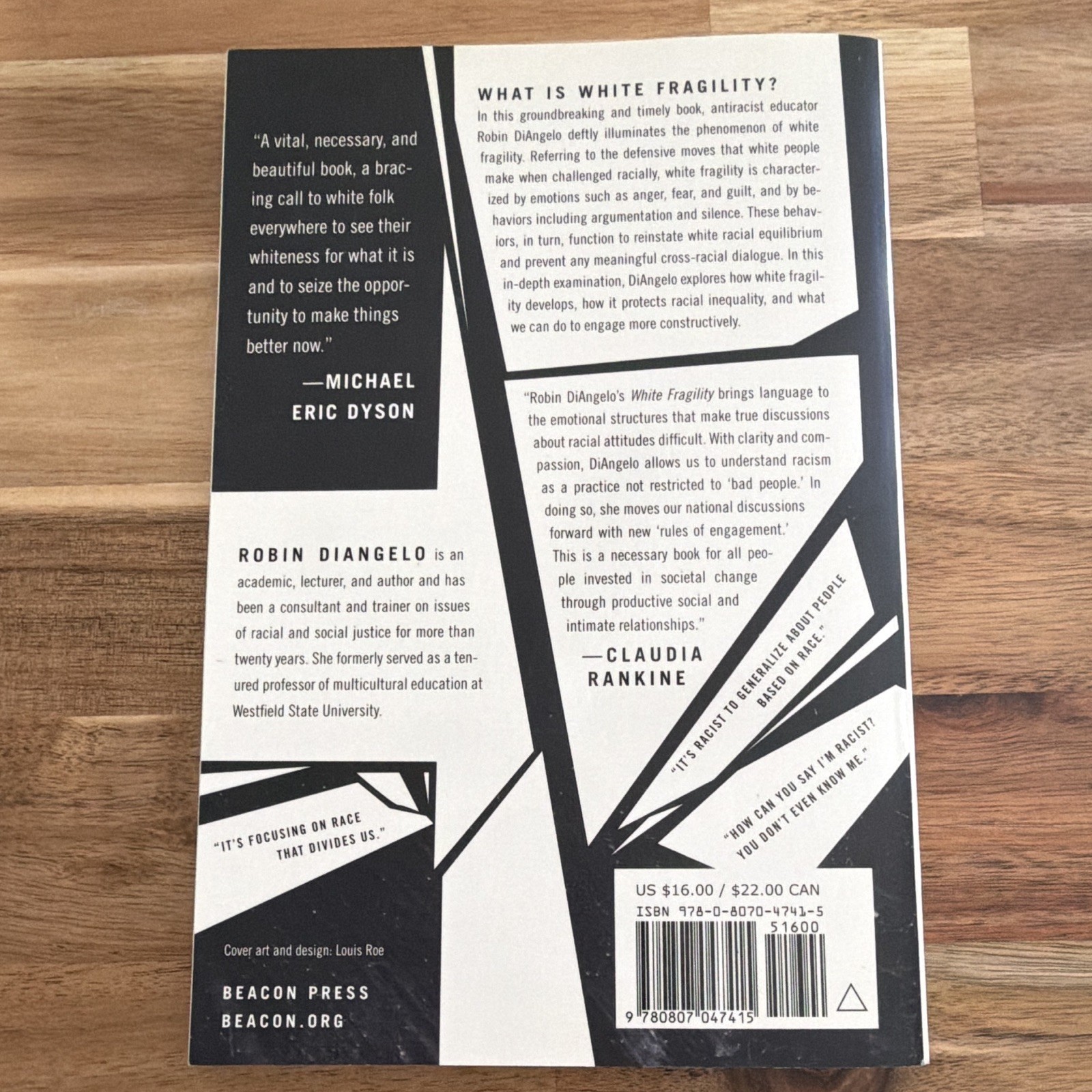 Robin DiAngelo White Fragility: Why It’s So Hard to Talk About Racism 2018 TP