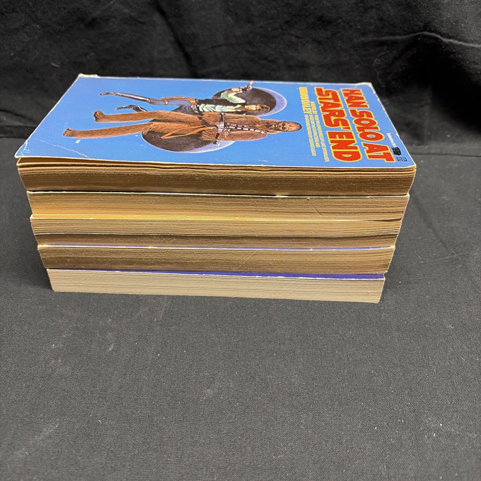 5 Vintage Star Wars Han Solo Papperback lot- Brian Daley, George Lucas