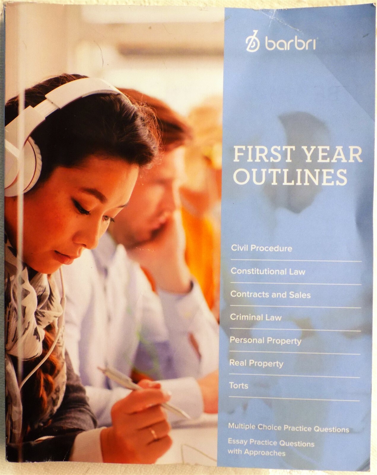 Barbri First Year Outlines! 2017! Paperback Never Used