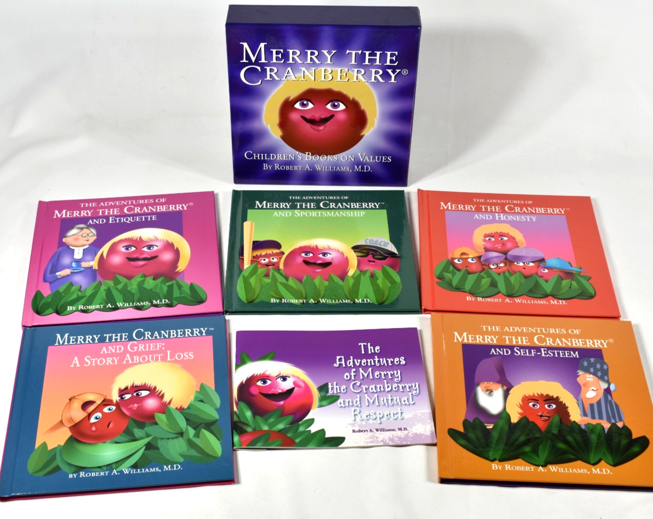 Merry the Cranberry Childrens 5 Books Set on Values Robert Williams + Bonus
