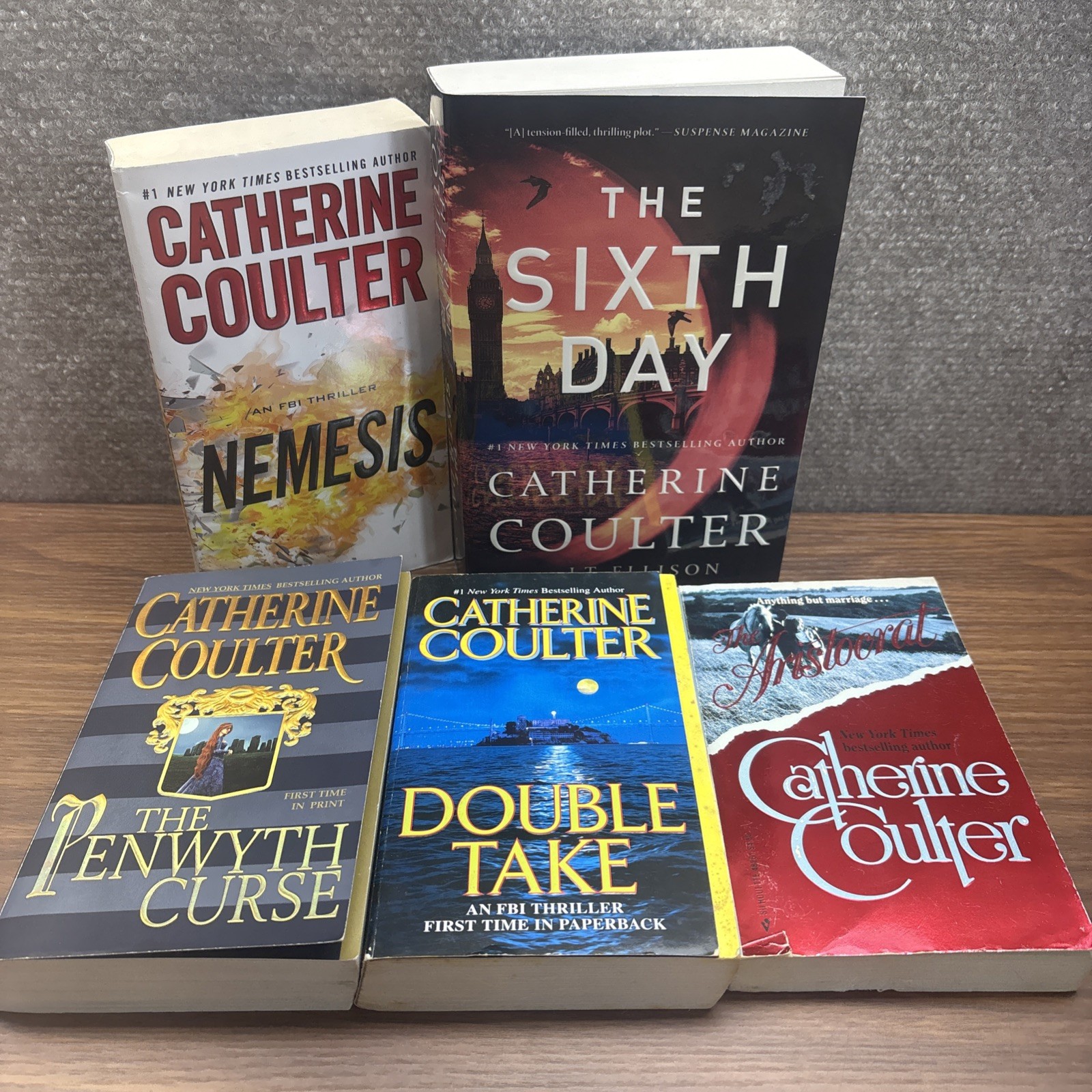 Catherine Coulter Lot of 7 PB Mystery Suspense Mixed Titles Good Condition