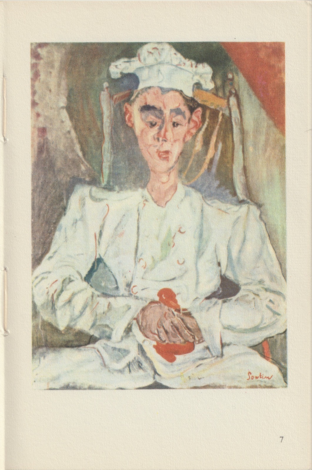 Soutine ( 20 pages featuring paintings by Chaim Soutine;one per page)