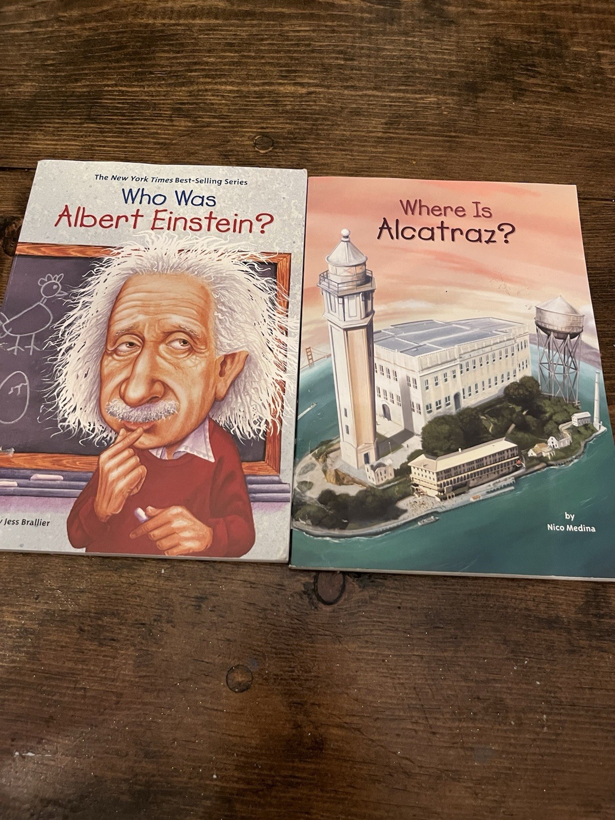 Who Was? Ser.: Albert Einstein by Brallier & Alcatraz by Medina Ages 9-12 PB
