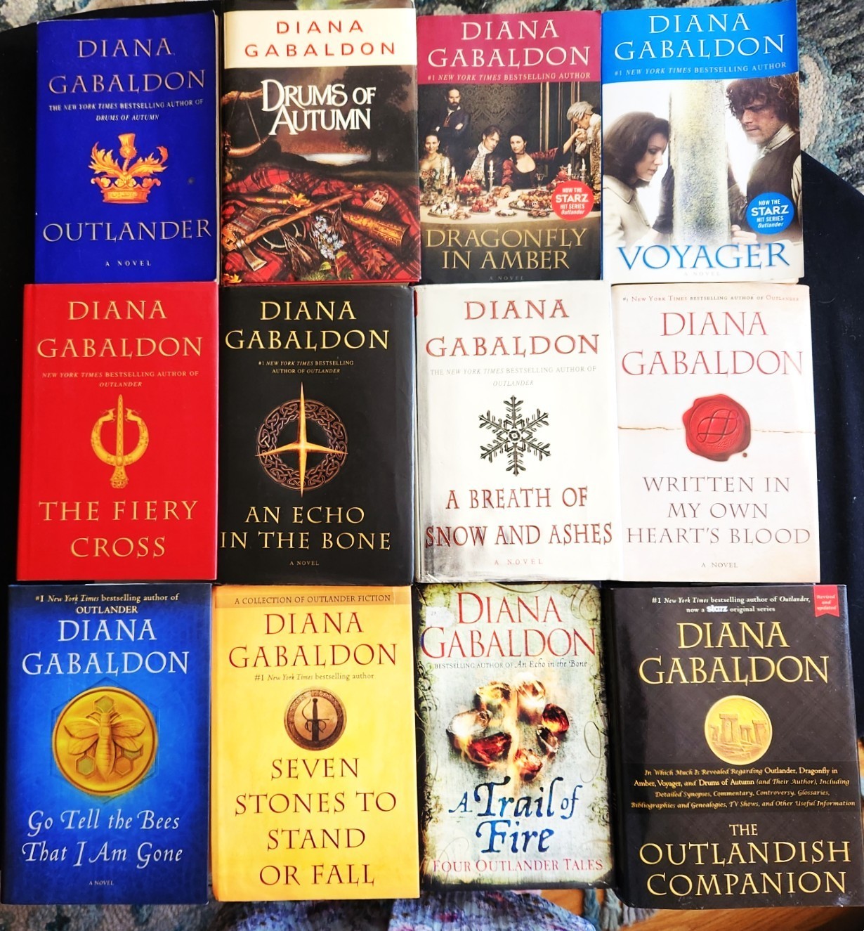 Diana Gabaldon~Lot 12 HC/DJ & TPB~Complete Set Outlander 1-9+2 Add-Ons+Companion