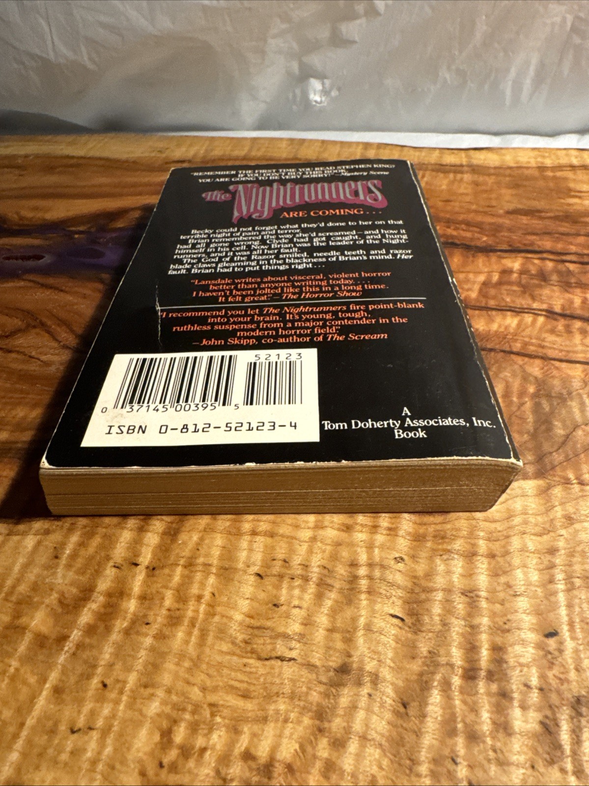 The Nightrunners by Joe R. Lansdale PB 1987 Pre-Owned