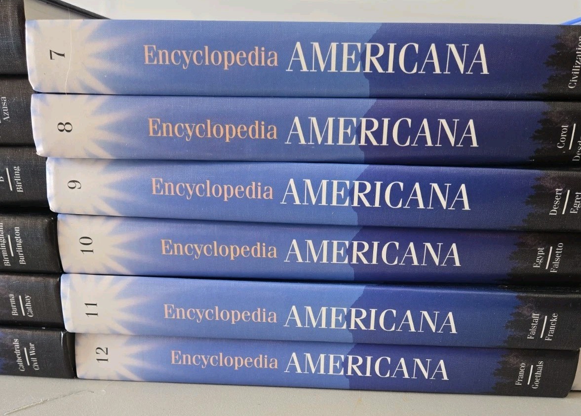 2005 Encyclopedia Americana Complete Collection (30 Volumes) Hardcover