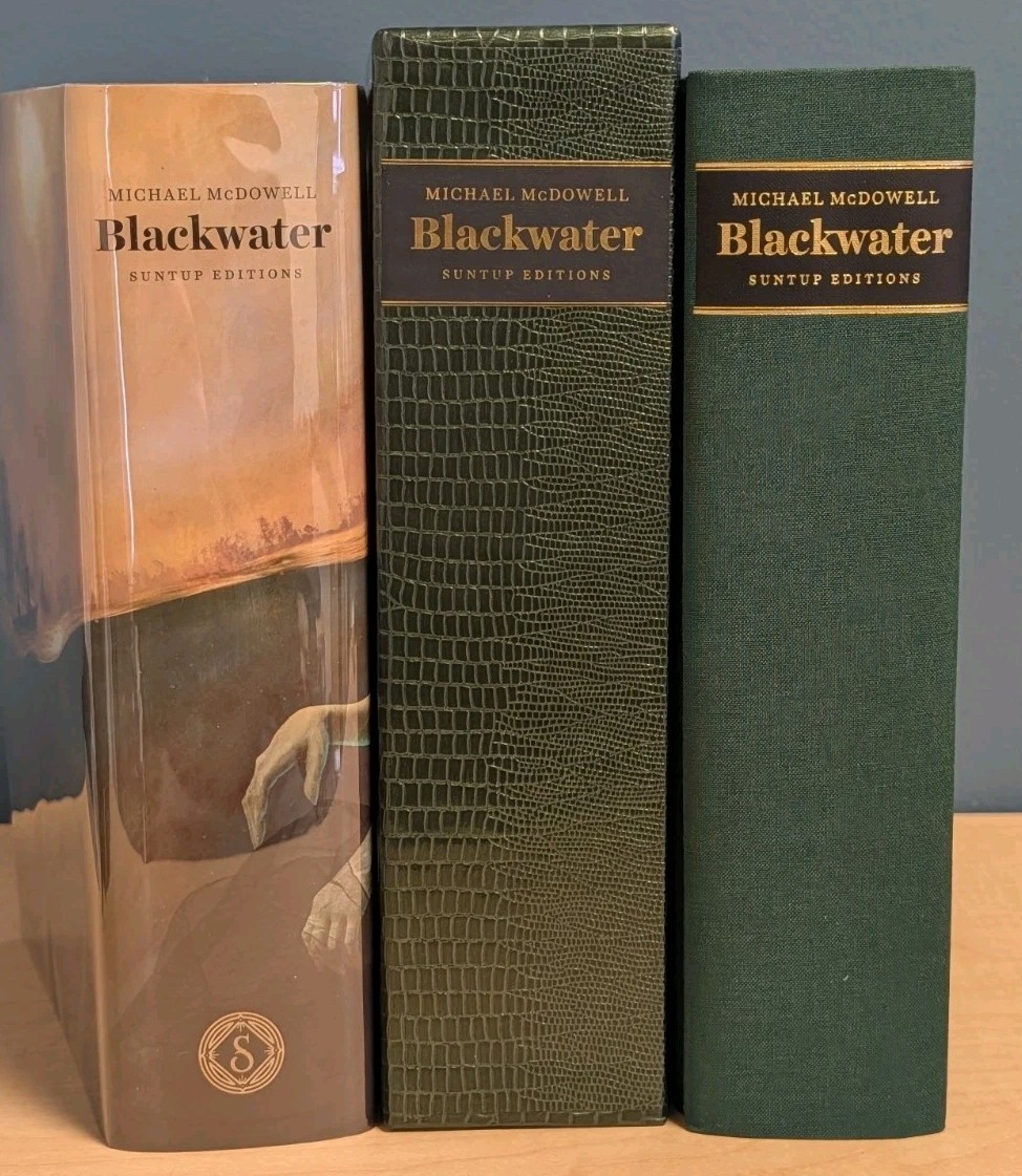 🐊Michael McDowell BLACKWATER Suntup ARTIST ED SIGNED Dust Jacket Slipcase