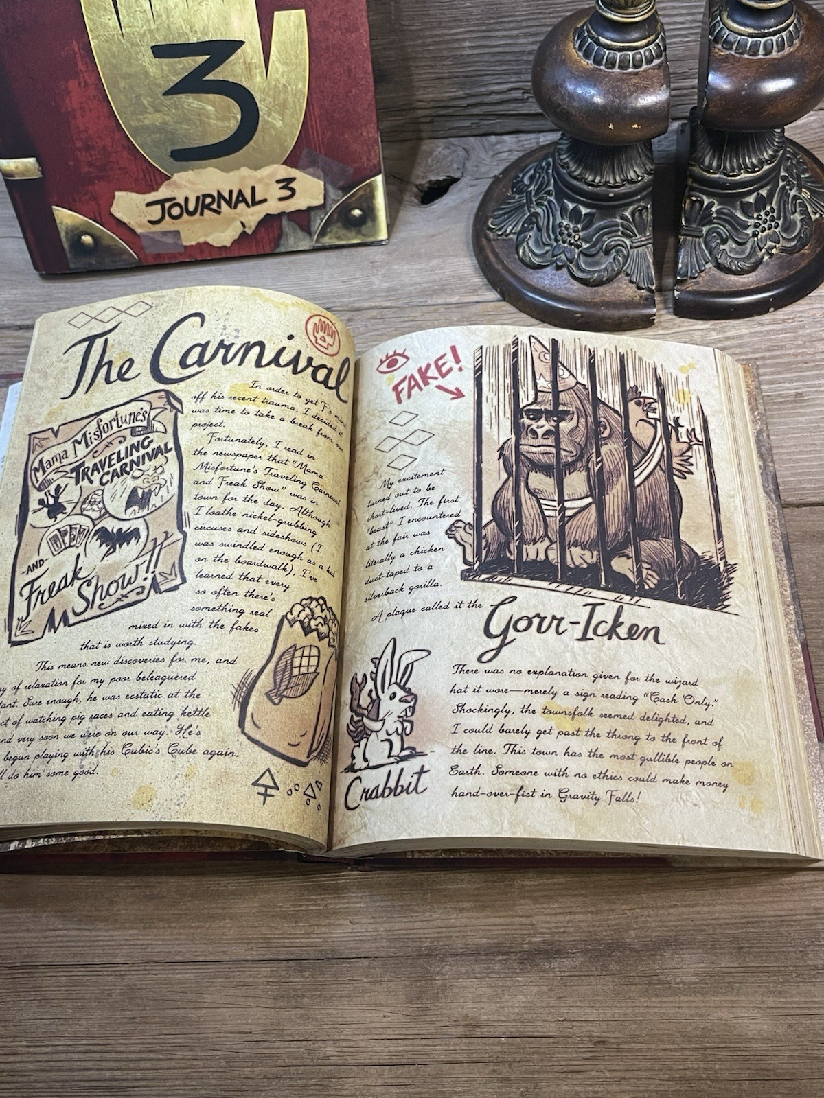 “Gravity Falls Journal 3” First Edition HCDJ Alex Hirsch & Rob Renzetti (2016)