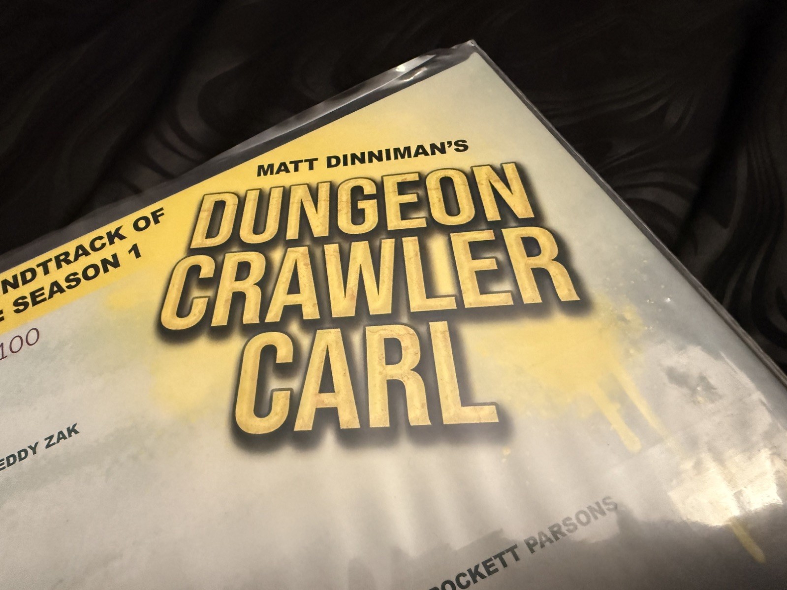 NYCC Vinyl RECORD signed books autographed dungeon crawler carl matt dinniman