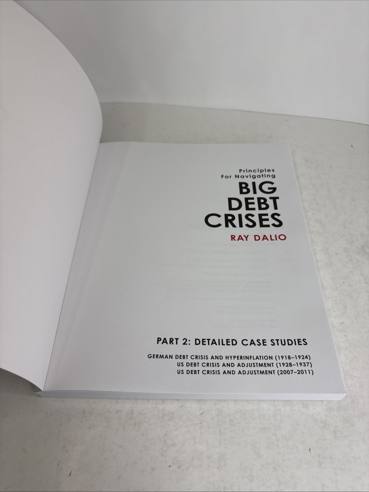 Big Debt Crises (All 3 books)- paperback Dalio, Ray