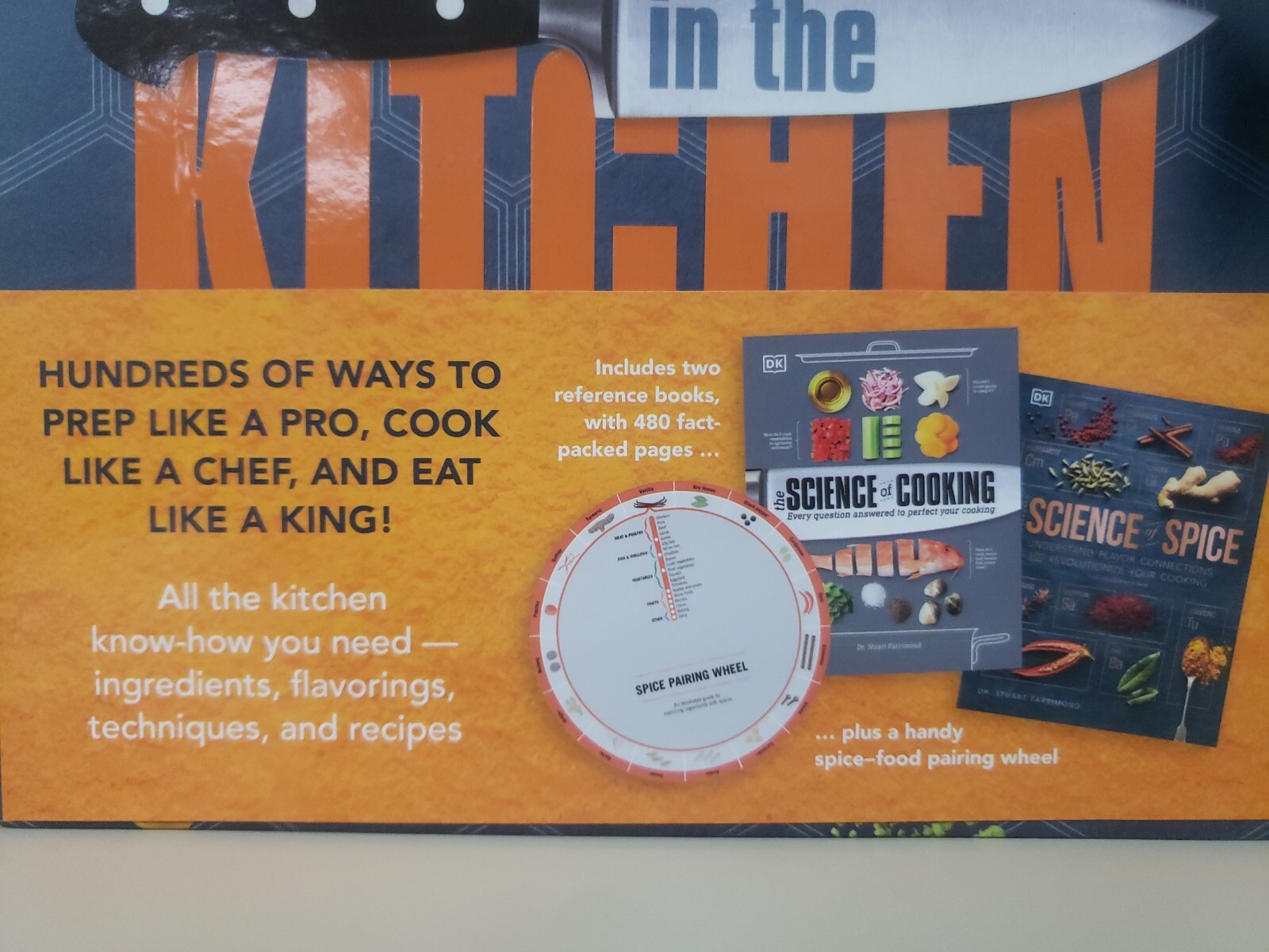 SCIENCE IN THE KITCHEN BOX Set – Science of Cooking, Science of Spice BRAND NEW