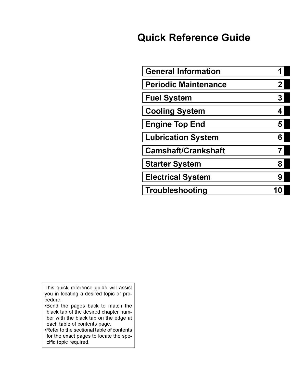 KAWASAKI FX921V FX1000V GAS ENGINE SERVICE MANUAL FASTENED – TOUGH COVERED