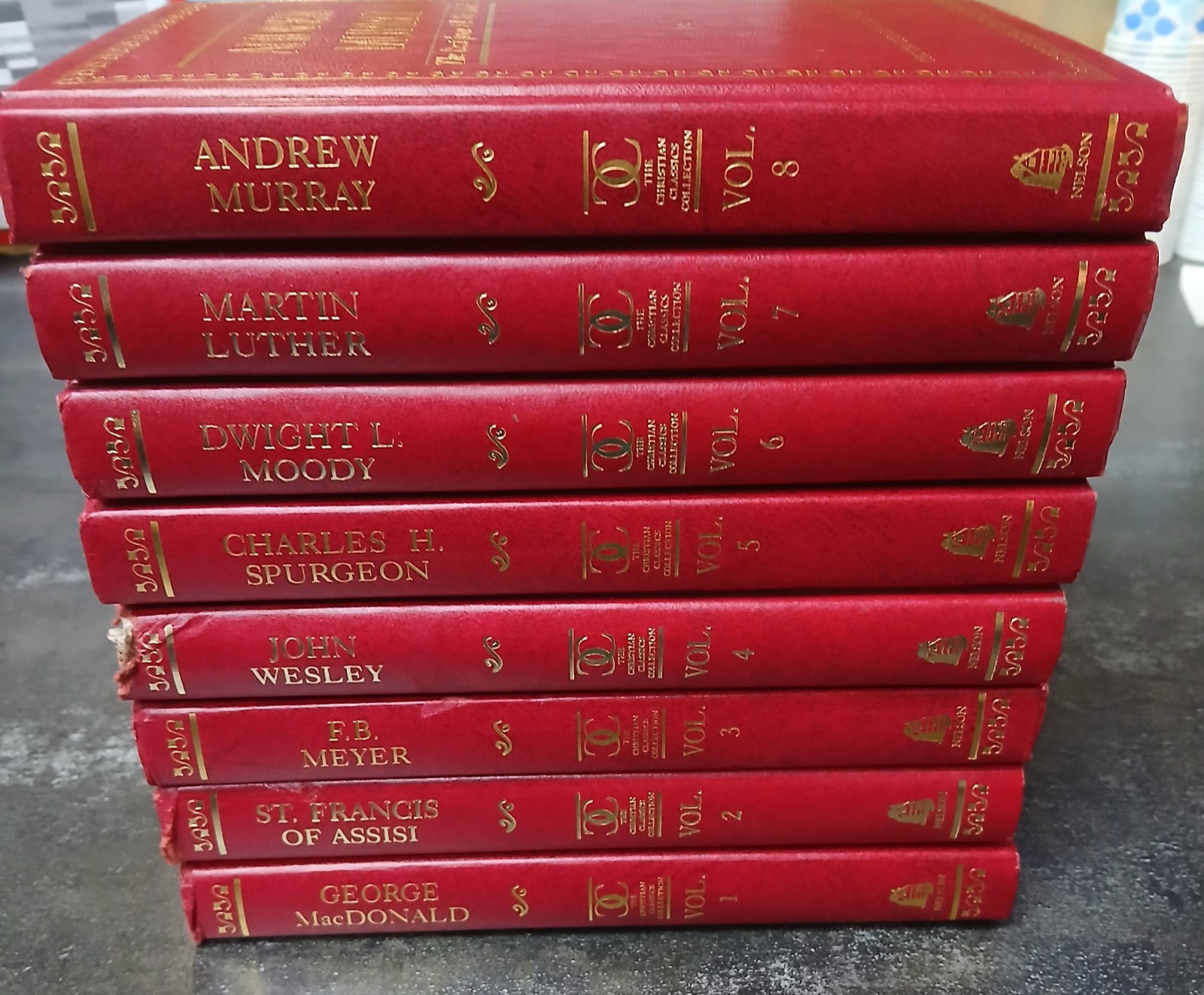THE CHRISTIAN CLASSICS COLLECTION THE BEST FROM ALL HIS WORKS 8 VOLUME SET RARE!