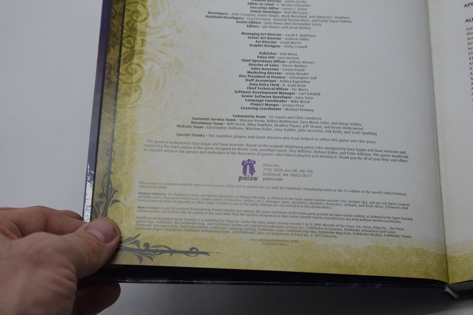 Pathfinder Roleplaying Game: Bestiary 5 Pathfinder Paizo Inc. FAST SHIP
