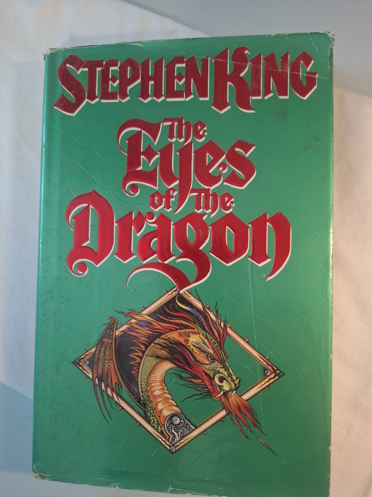 EYES OF THE DRAGON By STEPHEN KING 1ST EDITION GOOD/V GOOD BOOK JACKETSOME WEAR