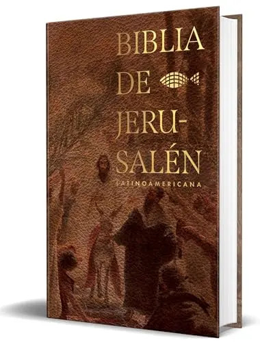Biblia Catolica Biblia de Jerusalen Latinoamericana, Tapa Dura Marron / Spanish