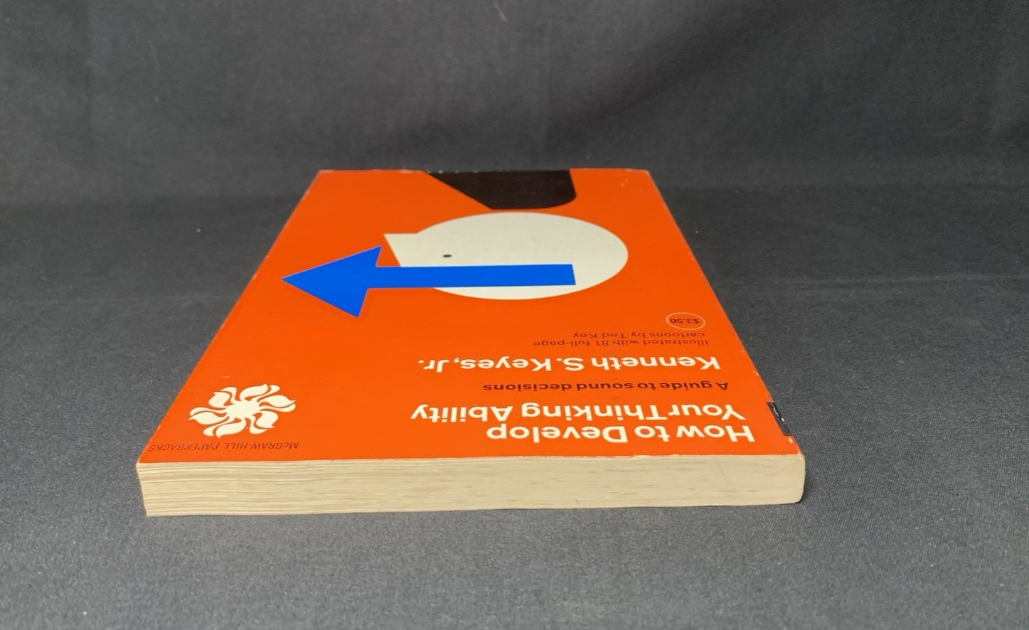 How to Develop Your Thinking Ability Kenneth Keyes 1st PB 1963 Ted Key Cartoons