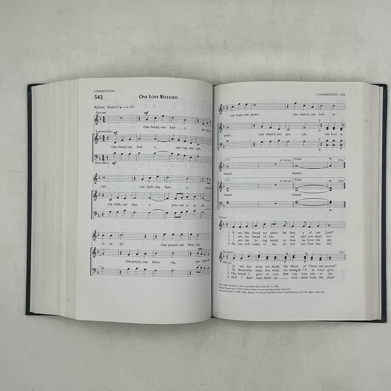 Choral Praise Third Edition Randall DeBruyn OCP Faux Leather HC Black 2012 USA