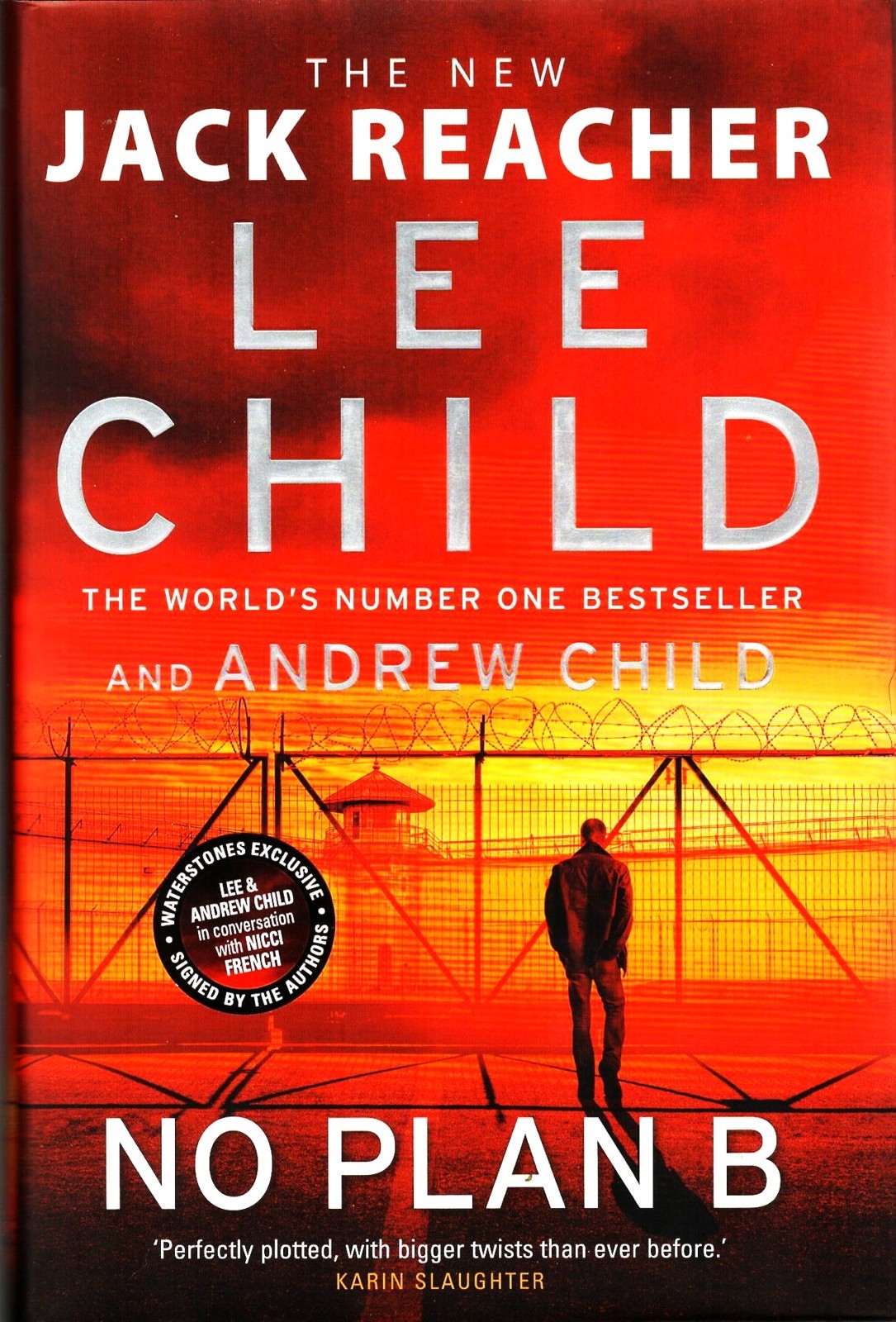 LEE CHILD & ANDREW CHILD Signed Jack Reacher Book “NO PLAN B” NEW JSA #CI92431