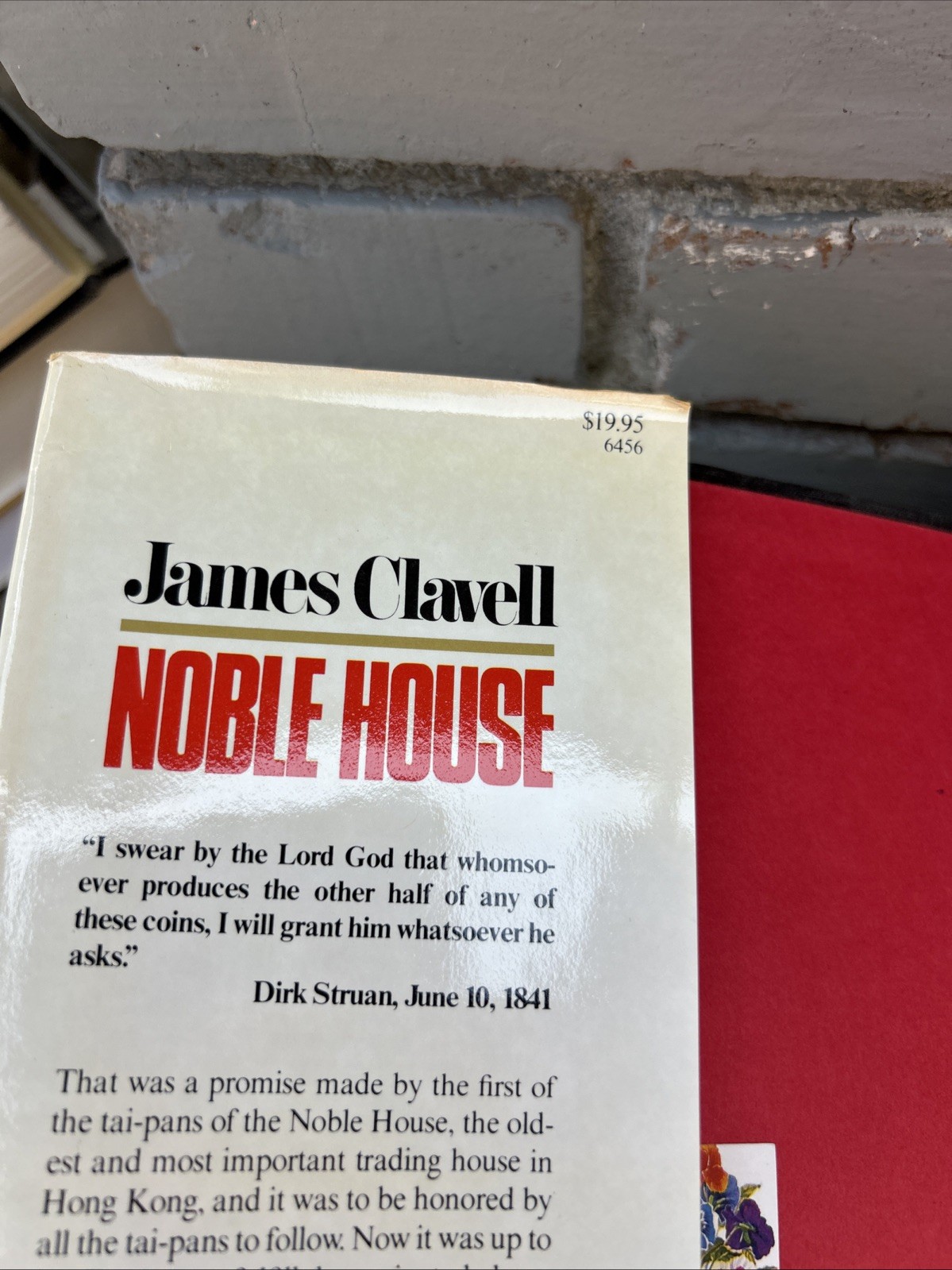 Noble House James Clavell 1981 First Printing Delacorte Press