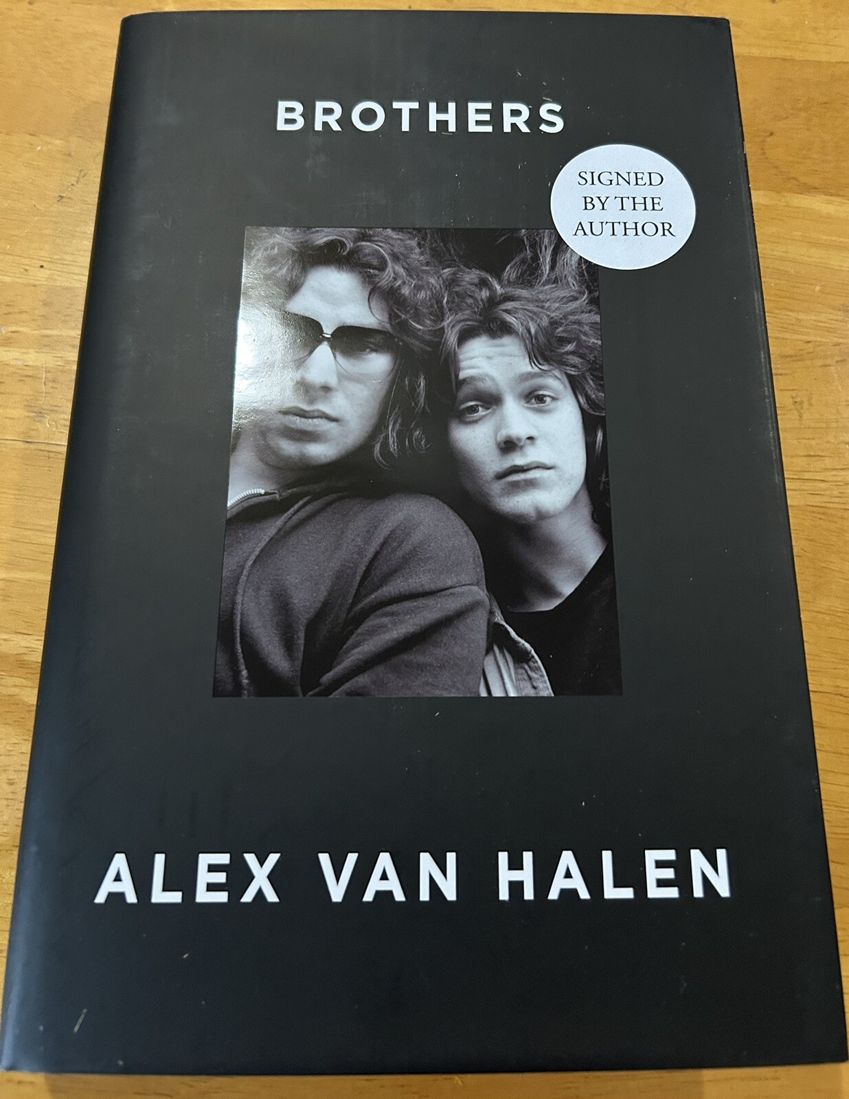 Alex Van Halen SIGNED BOOK Brothers By Author Hardcover – IN HAND