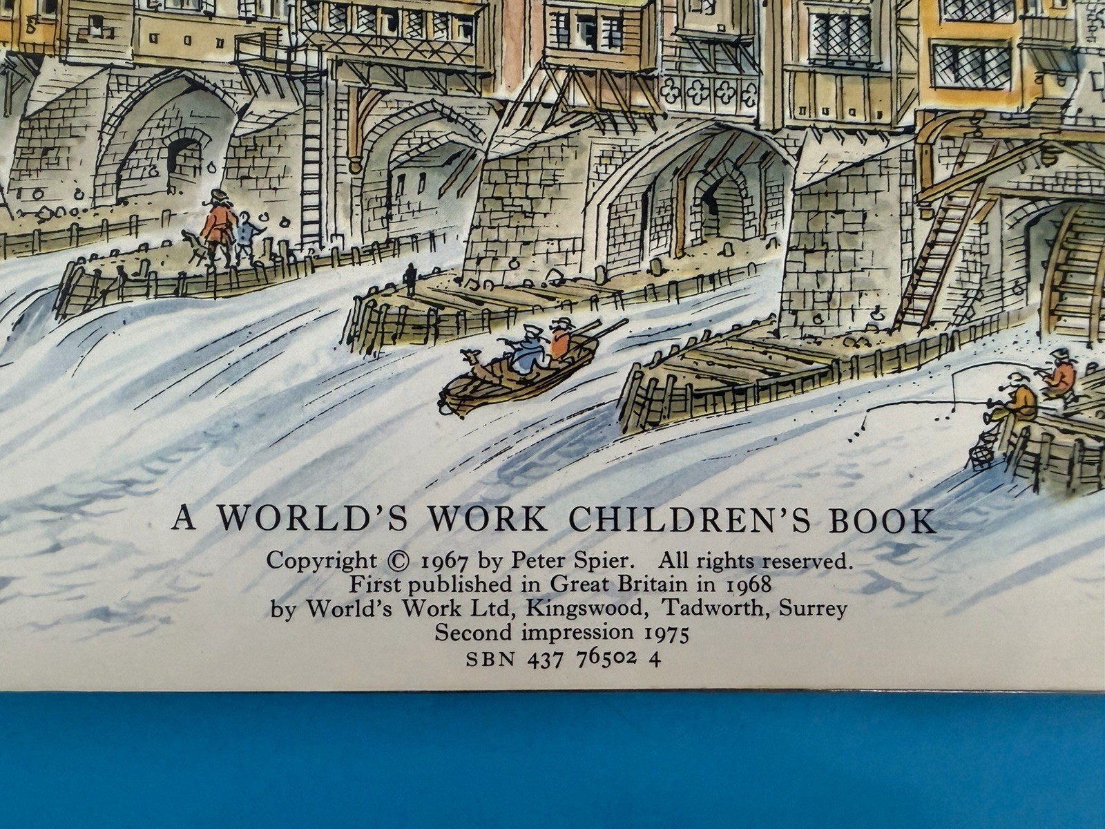 London Bridge Is Falling Down The Mother Goose Library 1975 HC Book