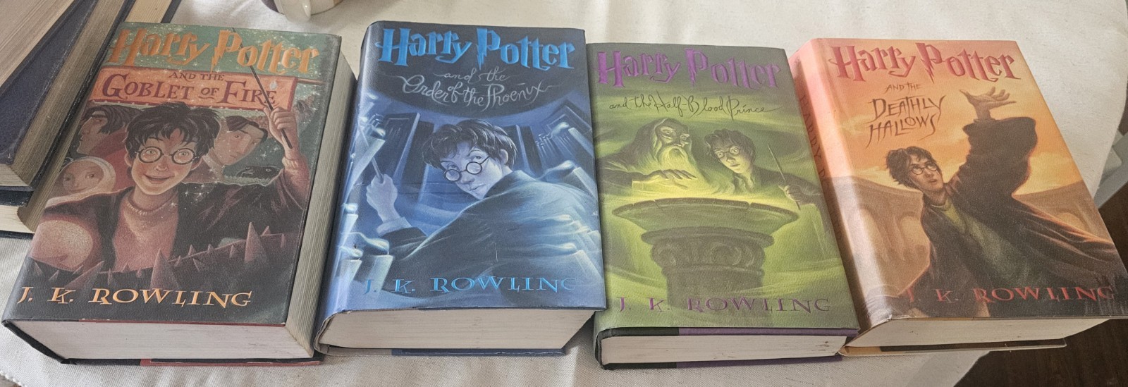 Harry Potter Hardcover Books Set: Year 4 to Year 7 J.K. Rowling