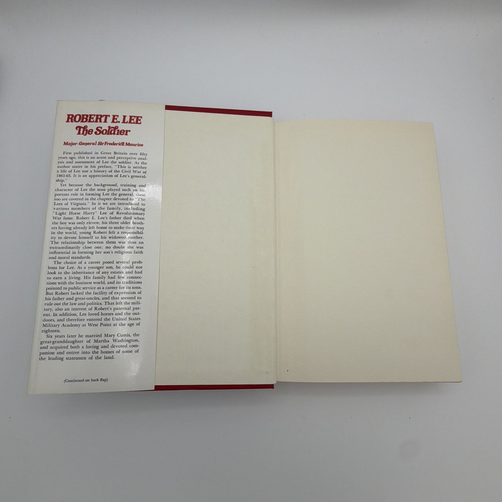 Robert E. Lee The Soldier By Major-General Sir Frederick Maurice HCDJ Hardcover