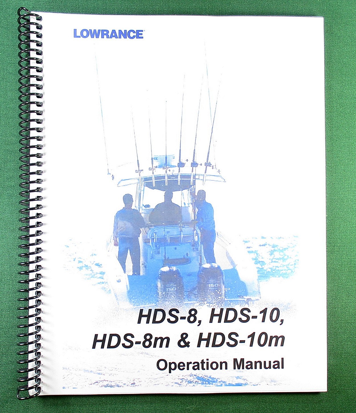 Lowrance HDS-10 Operation Manual: Full Color 134 Pages & Protective Covers