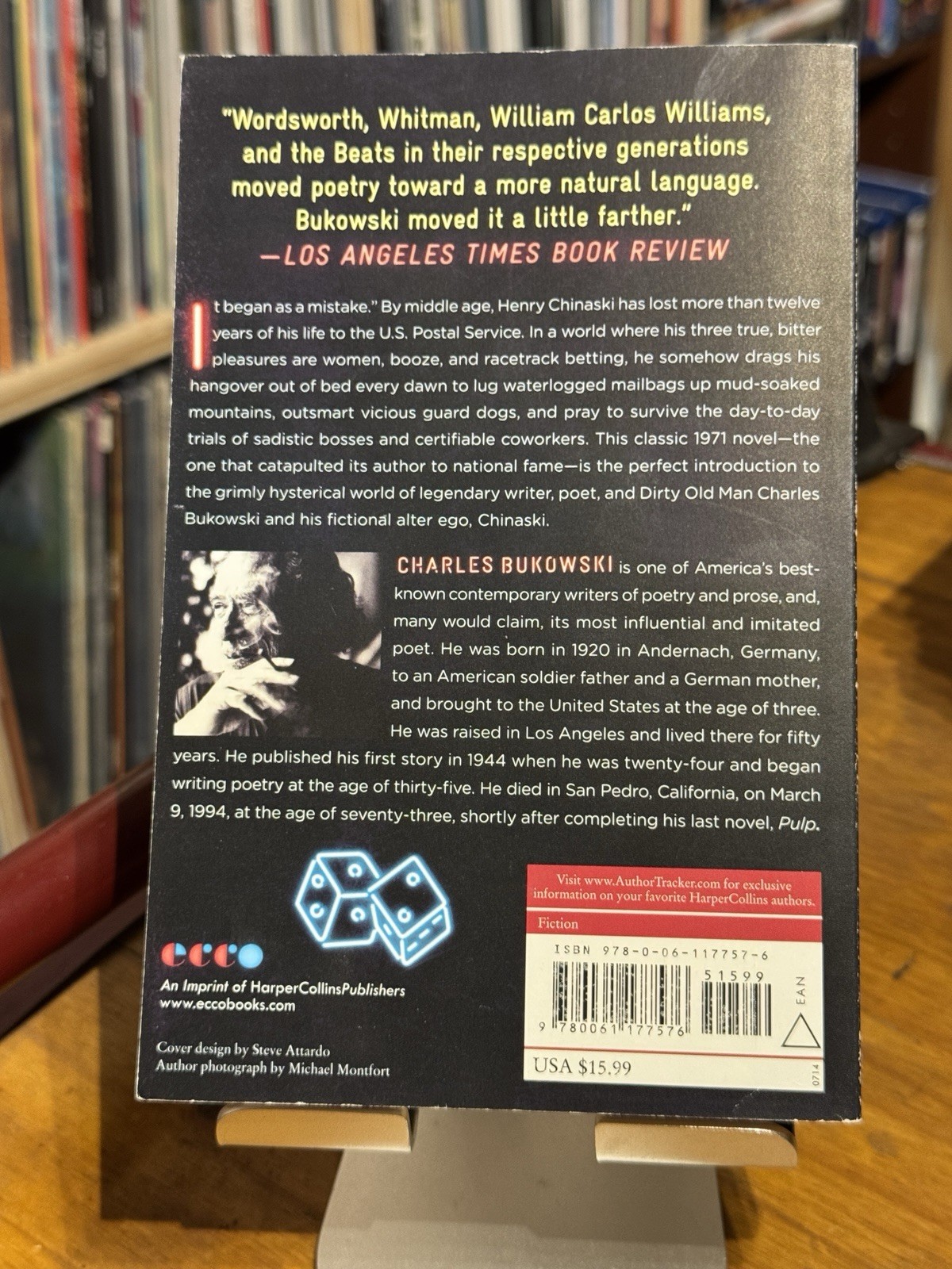 POST OFFICE CHARLES BUKOWSKI 1971/2007 ECCO REISSUE FIRST EDITION EXCELLENT COND