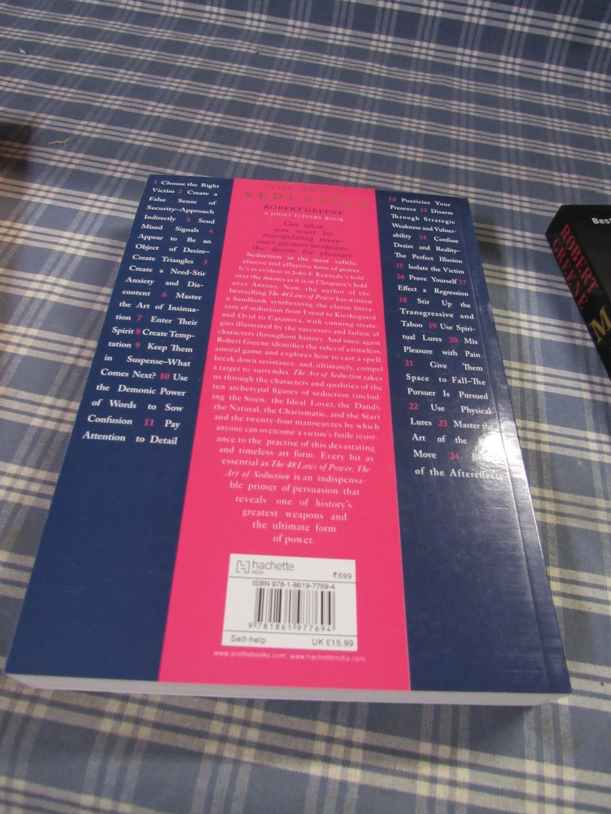 Robert Greene 3 Book Collection -The 48 Laws Power, Mastery, Seduction FREE SHIP