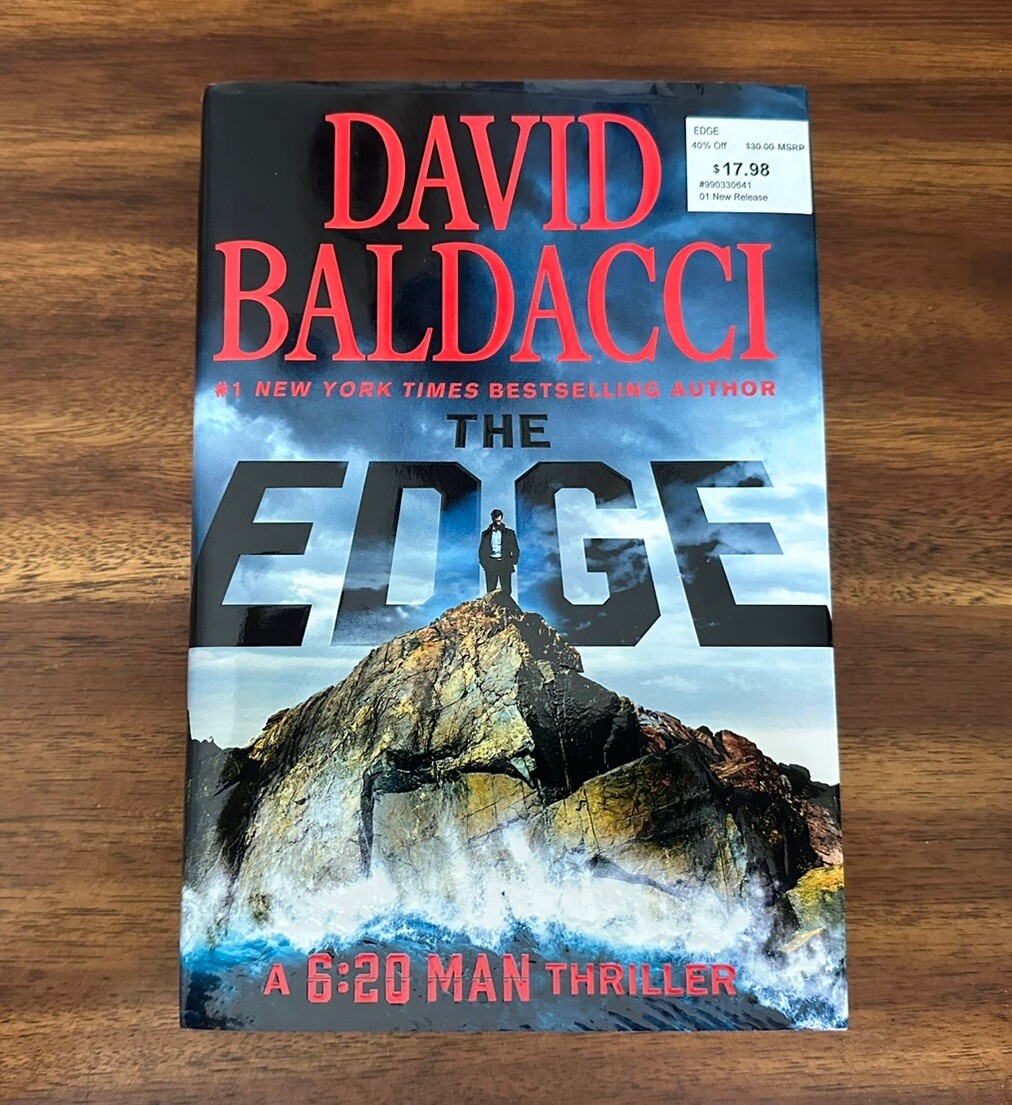 6:20 Man Ser.: The Edge by David Baldacci (2023, Hardcover)