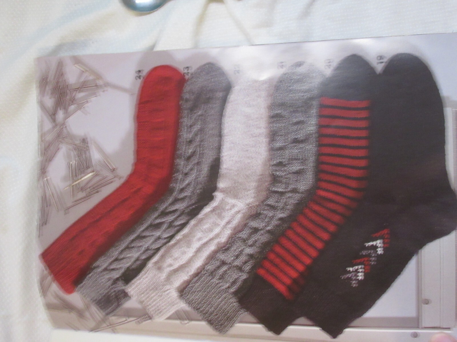 Stahl Wool socka pattern 24 pages instruction book craft