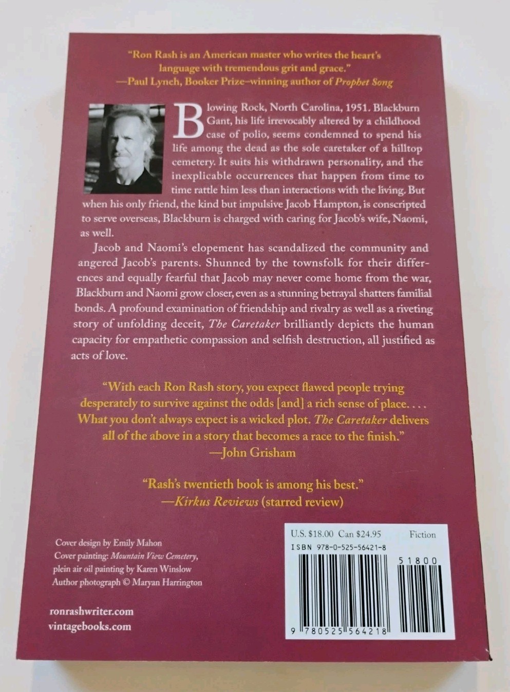 The Caretaker: A Novel By Ron Nash. In Paperback