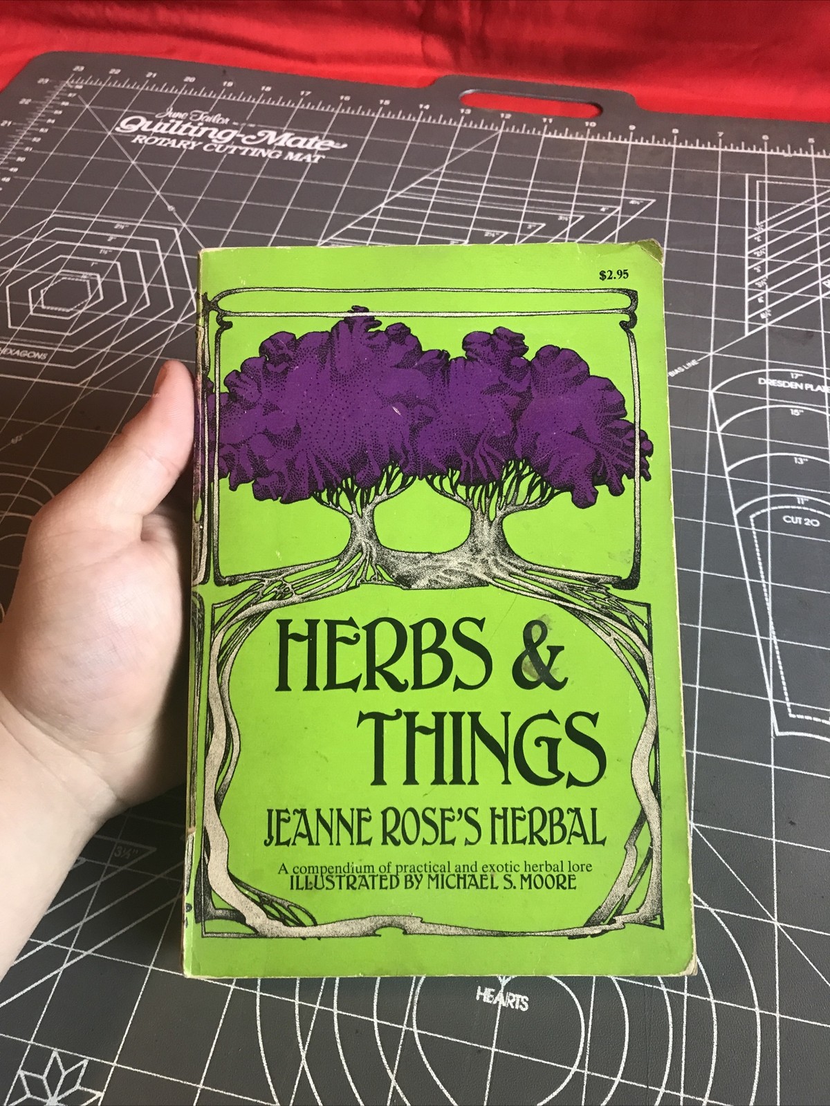 Vintage 1975 Herbs & Things by Jeanne Rose’s Herbal Book