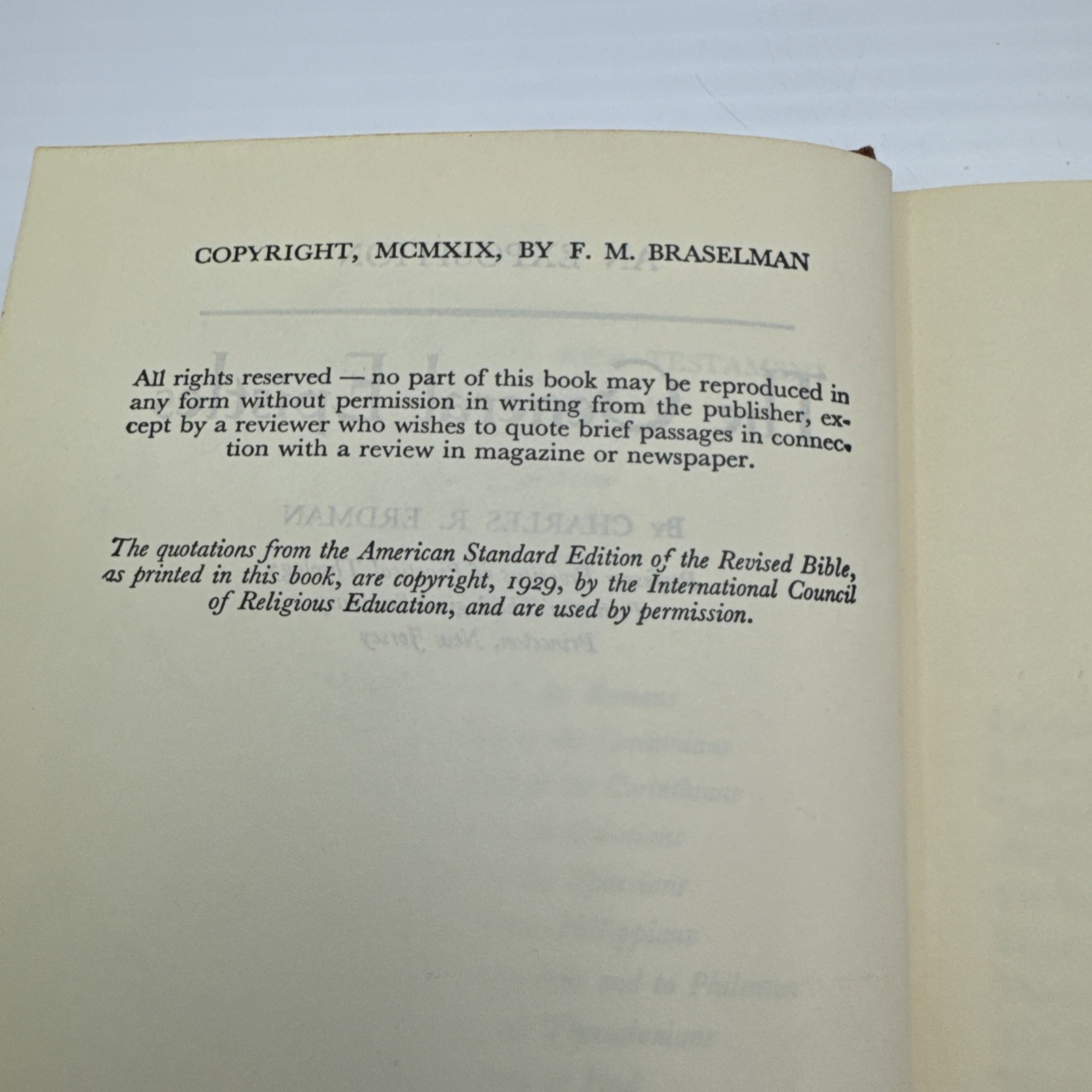 An Exposition the General Epistles Charles R. Erdman The Westminster Press HC