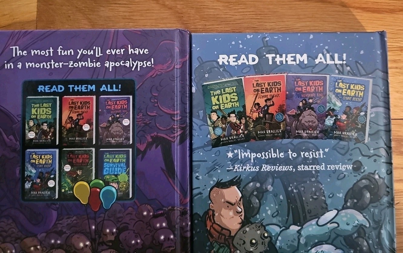 Last Kids on Earth Hardcover Lot 3 Books Max Brallier Books 2 3 4
