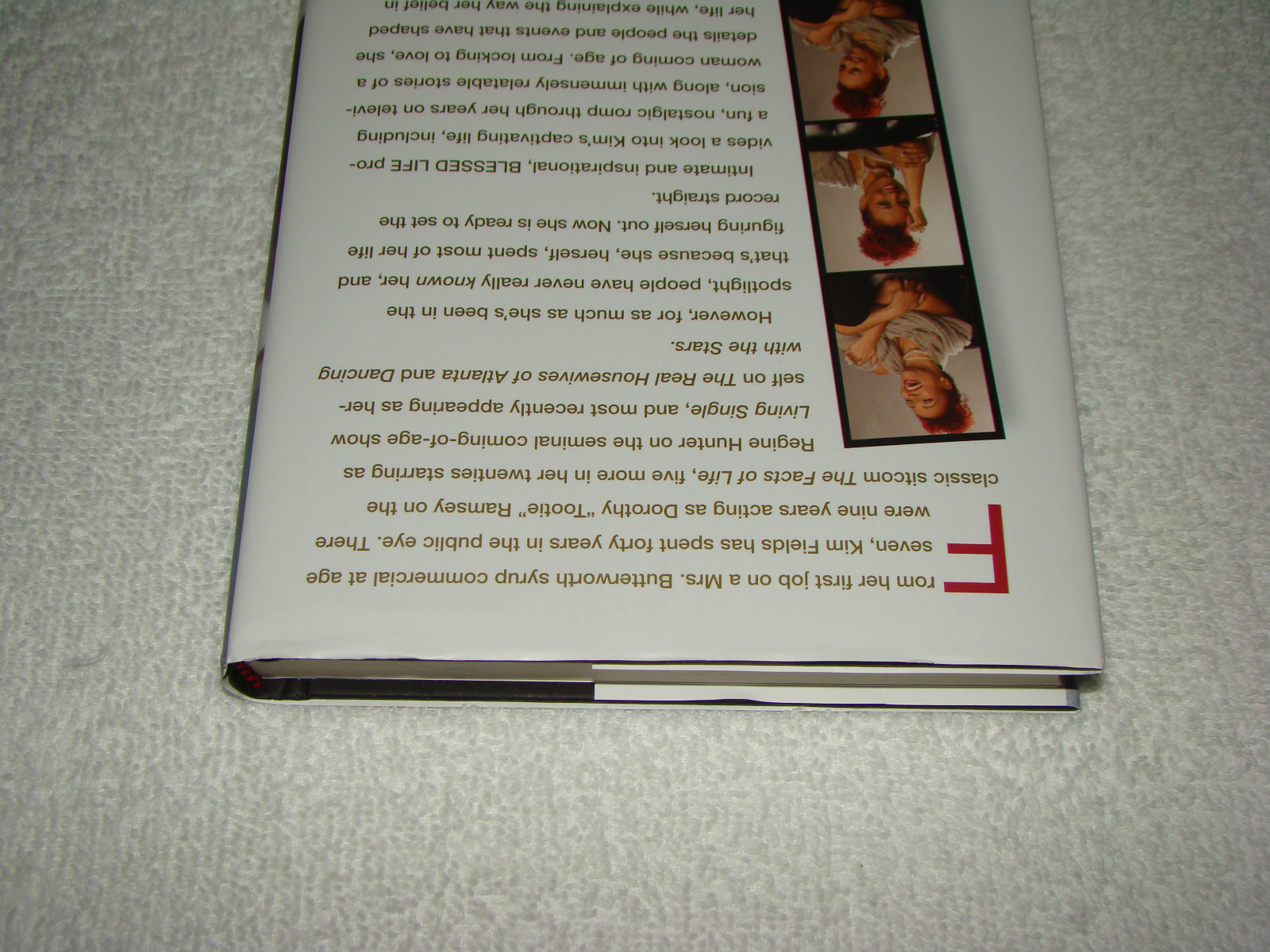 Kim Fields Signed 1st Edition Hardback Book Blessed Life JSA #T41939 Tootie