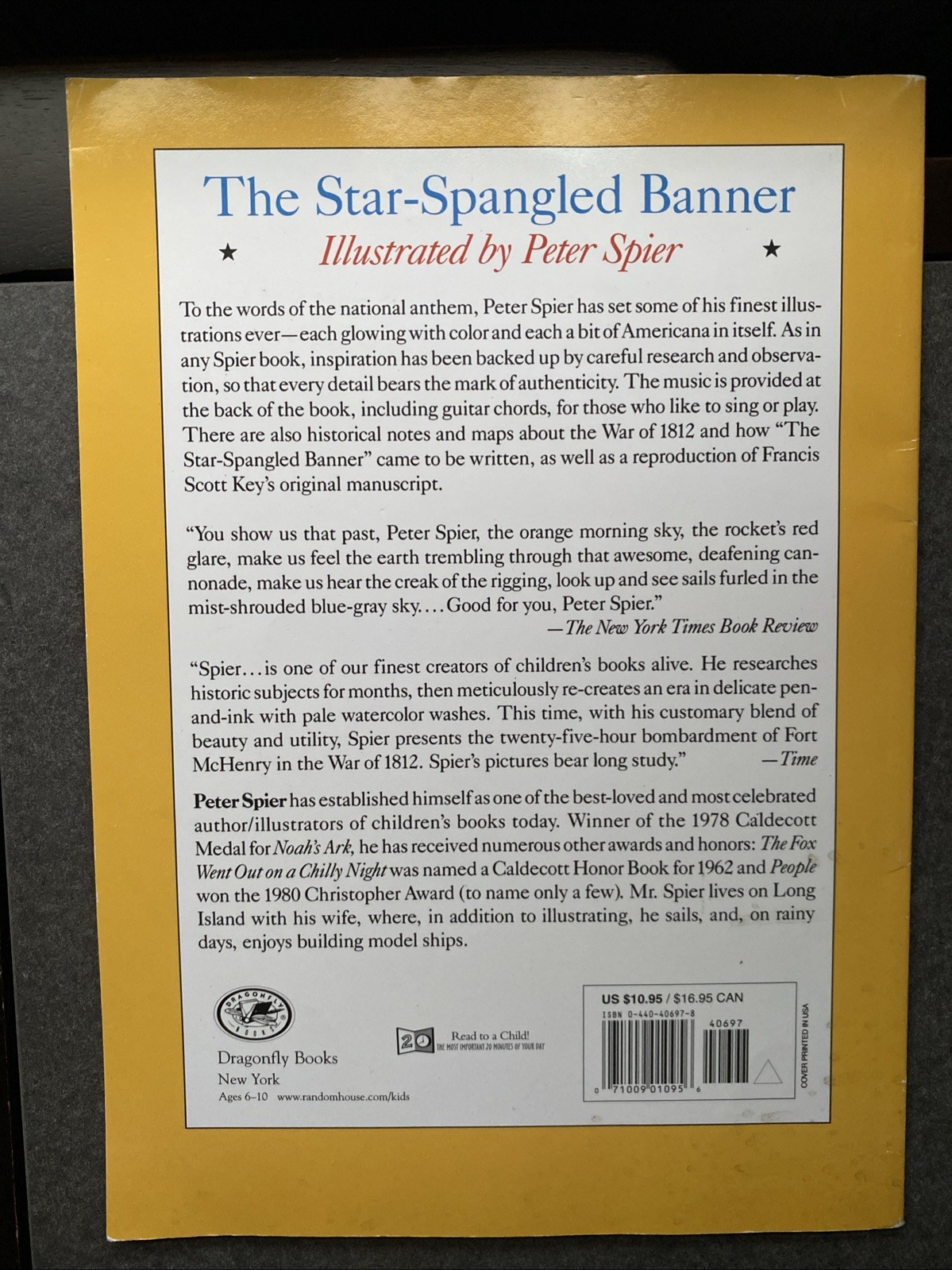 Star-Spangled Banner by Peter Spier (1992, Trade Paperback)