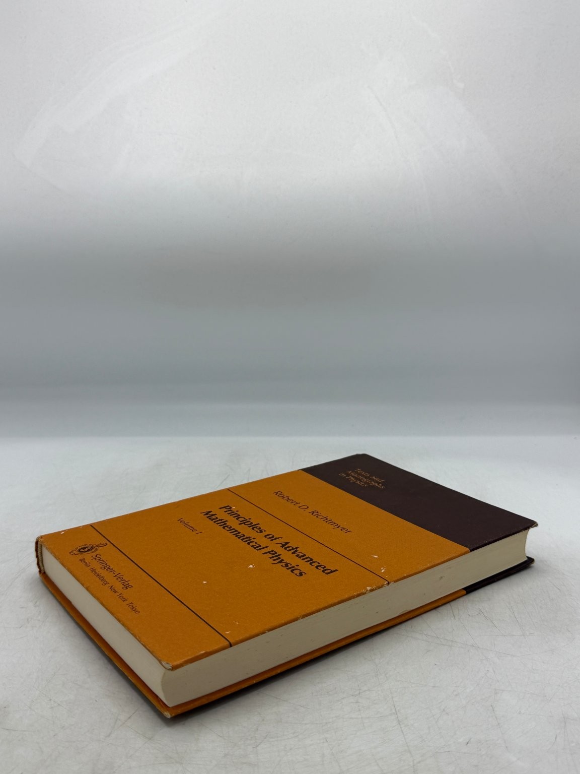Principles of Advanced Mathematical Physics I Richtmyer 1985 Springer-Verlag