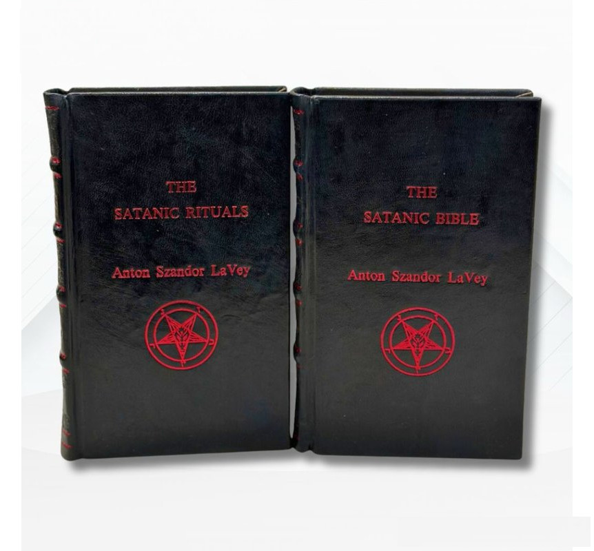 The Satanic Bible & Satanic Rituals by Anton Szandor LaVey [Royal Edition]