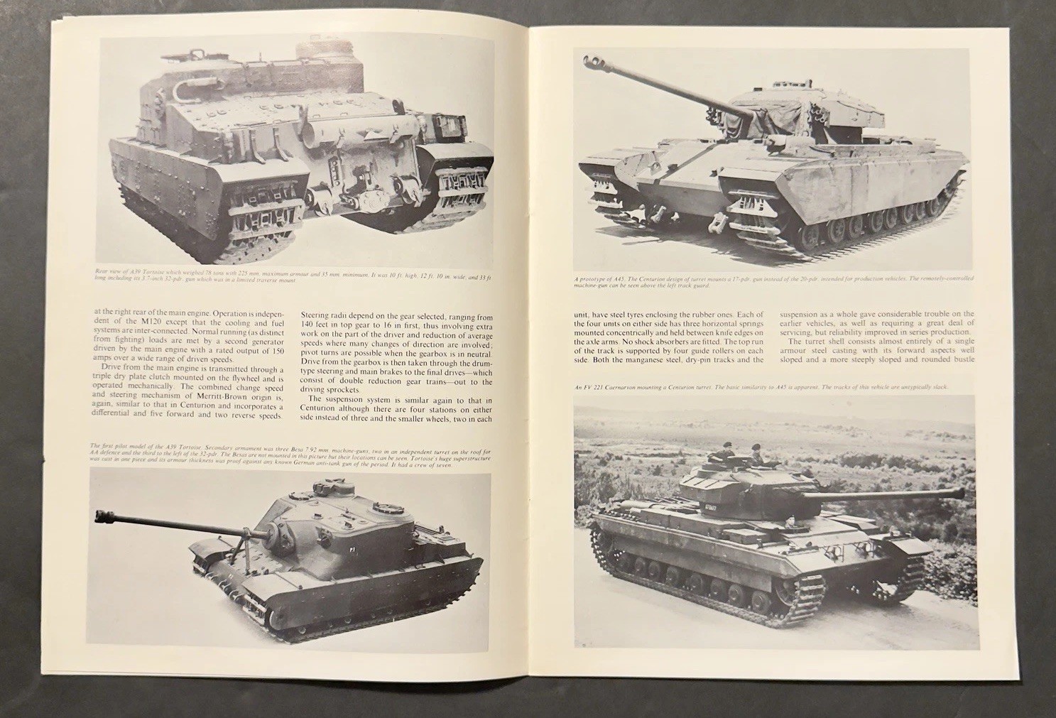 AFV Weapons Profile No. 38 Conqueror Heavy Gun Tank 1972 1st Ed. Reference-Vtg