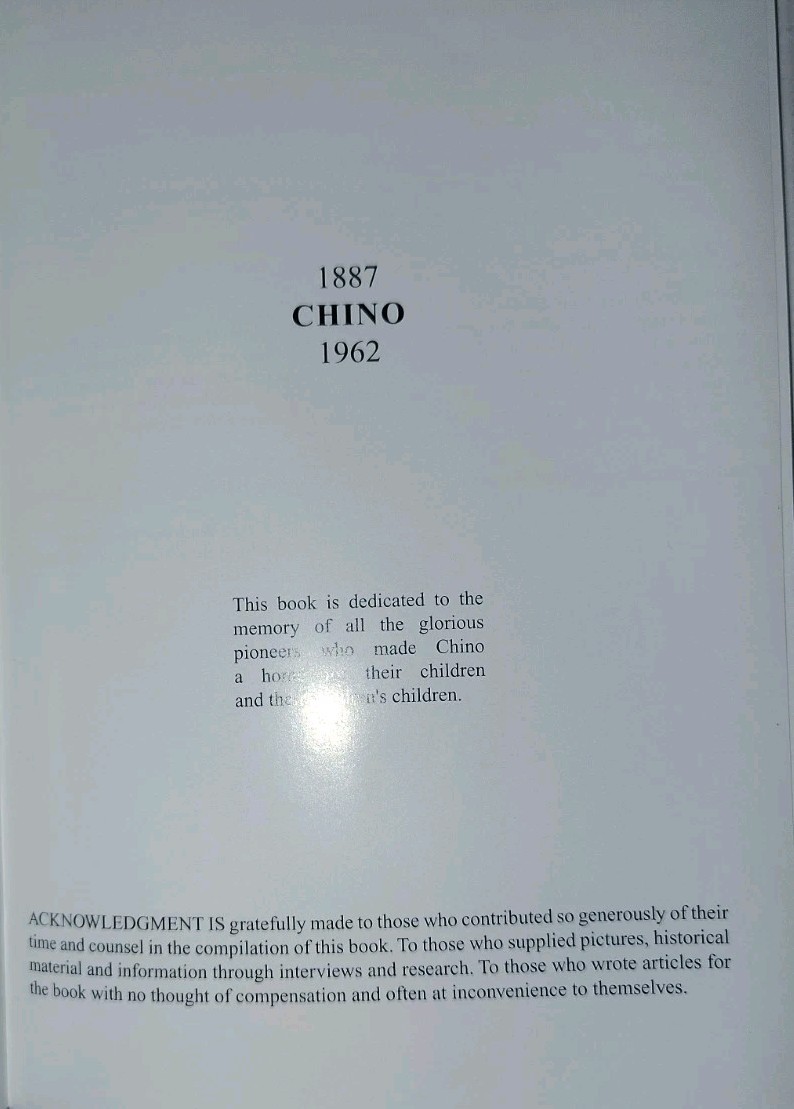 CHINO VALLEY: Where Everything Grows by The Chino Rotary Club (2005, Pb)