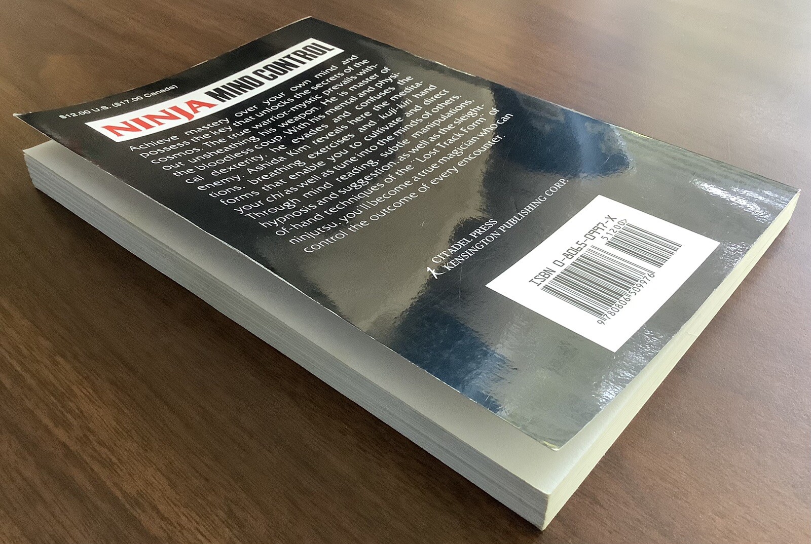 NINJA MIND CONTROL BOOK by Ashida Kim 142 PAGES