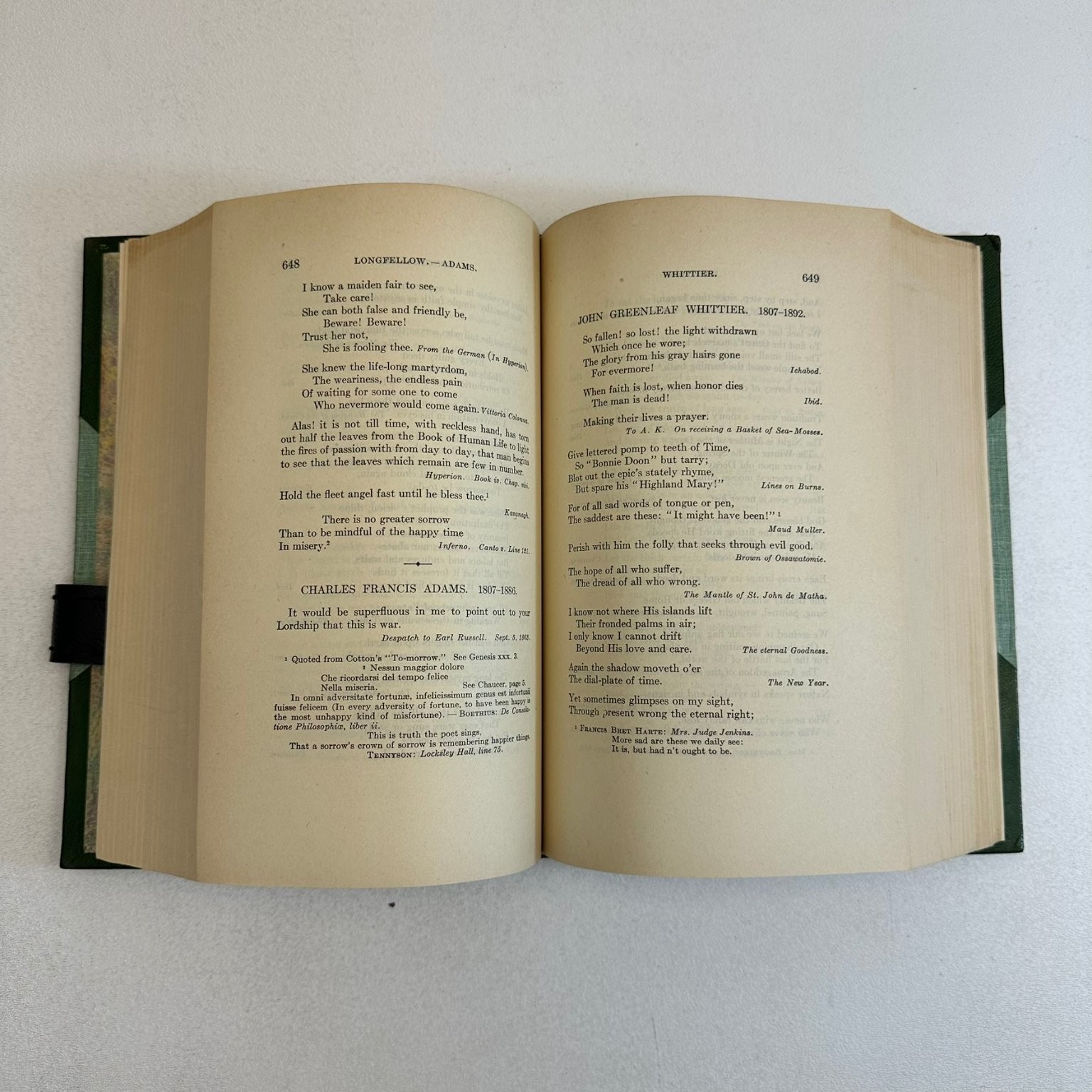 Familiar Quotations John Bartlett 1927 Tenth Edition Leather Bound Fine Binding