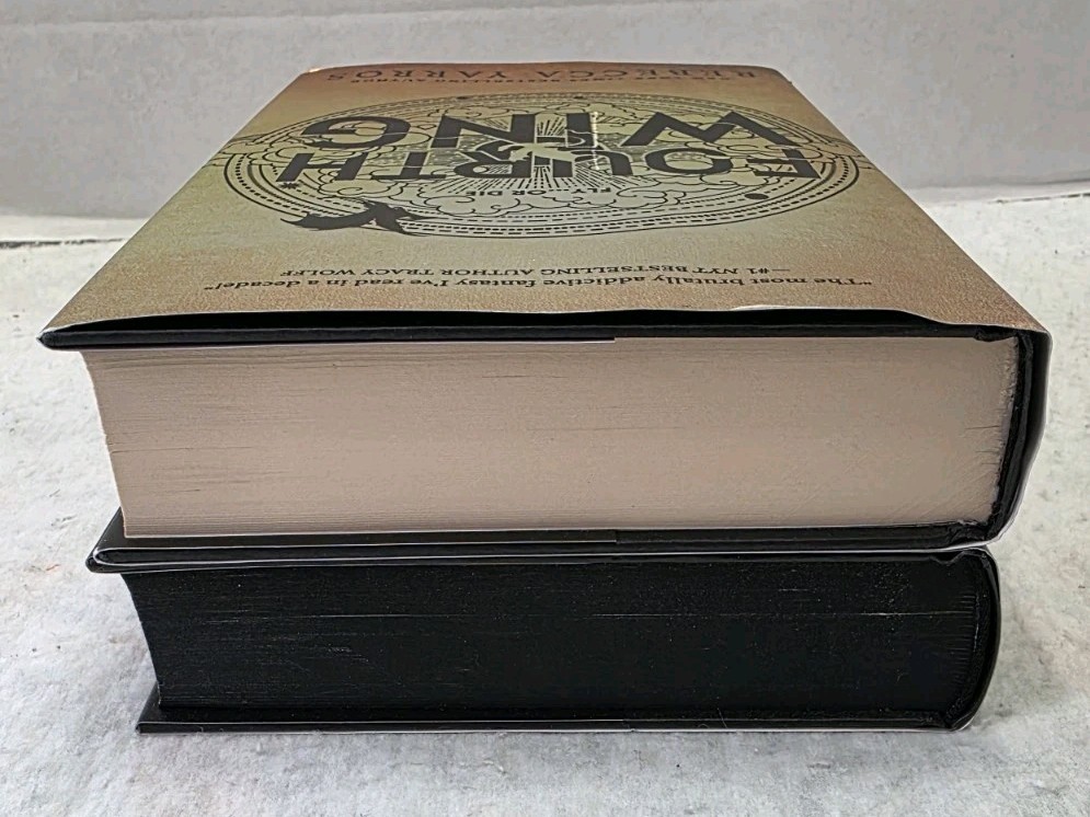 Fourth Wing & Onyx Storm Hardcover Sprayed Edges Book 1 & 3 Fourth Is 1st Ed