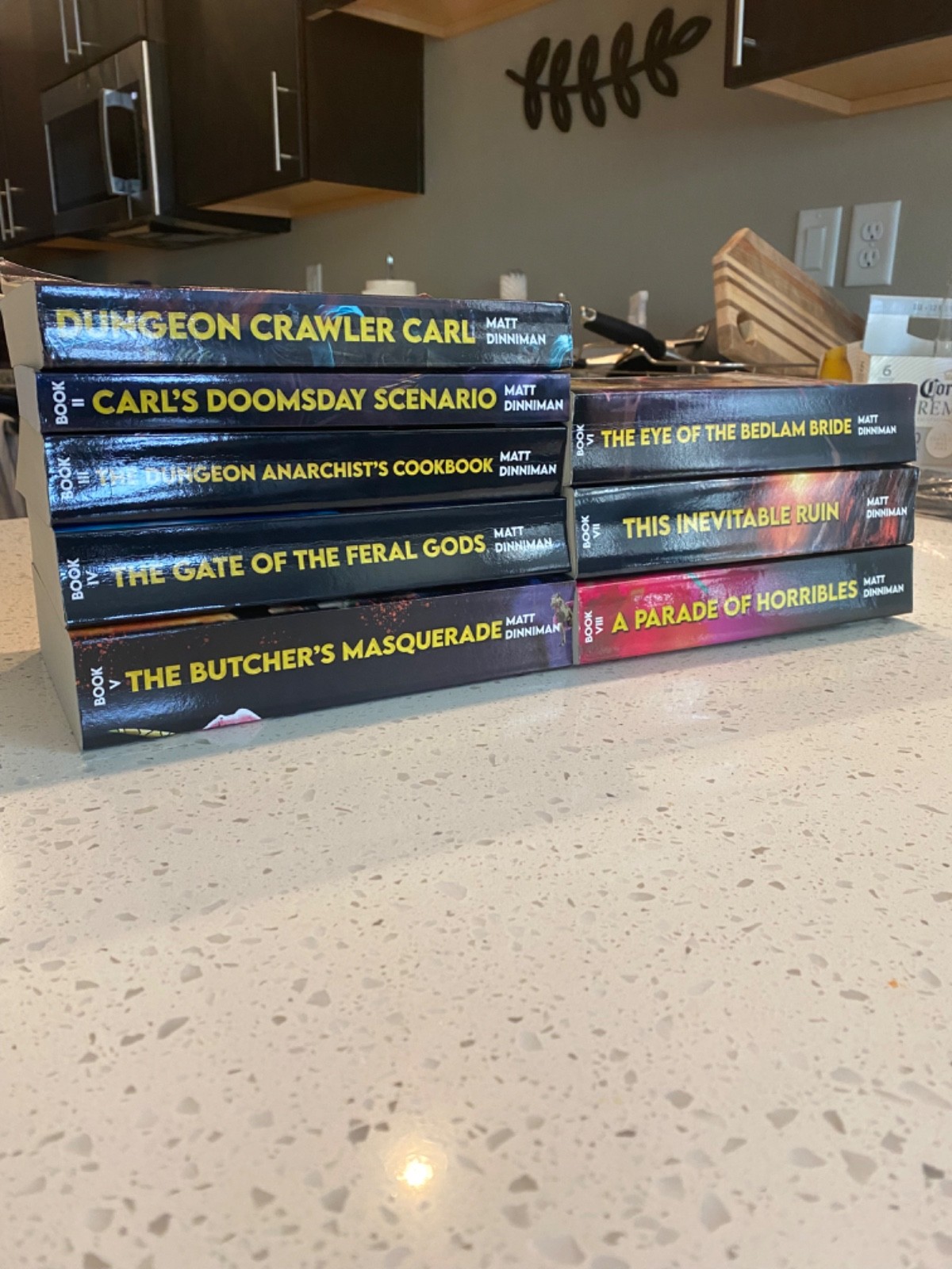 Dungeon Crawler Carl Set Books 1-8 Out of Print Paperback