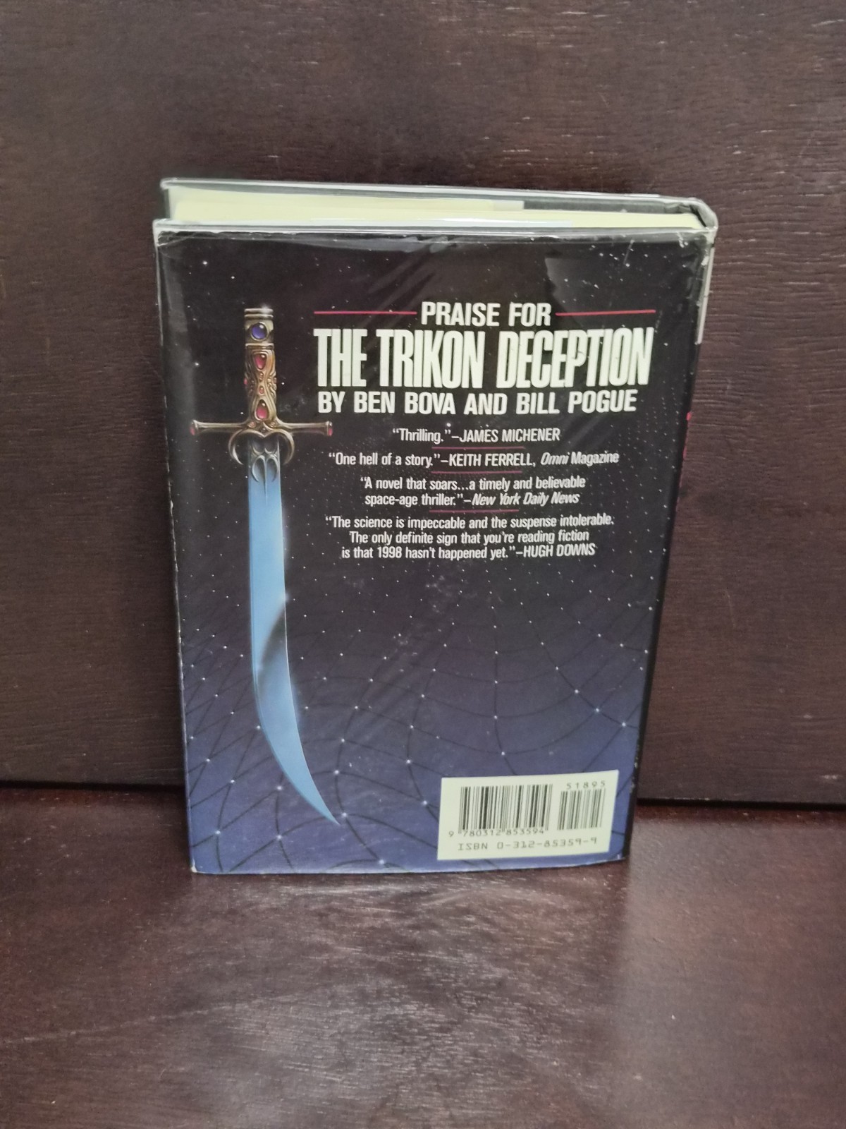 ​​Ben Bova TRIUMPH 1993 SIGNED 1st Ed 1st Print HCDJ LN Alternate History WWII